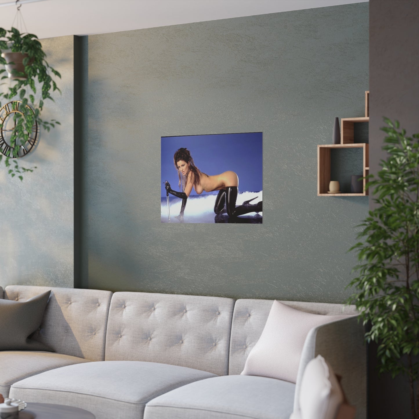 Satin Posters (210gsm) Retro Adult Star Janine Lindenmulder Nude