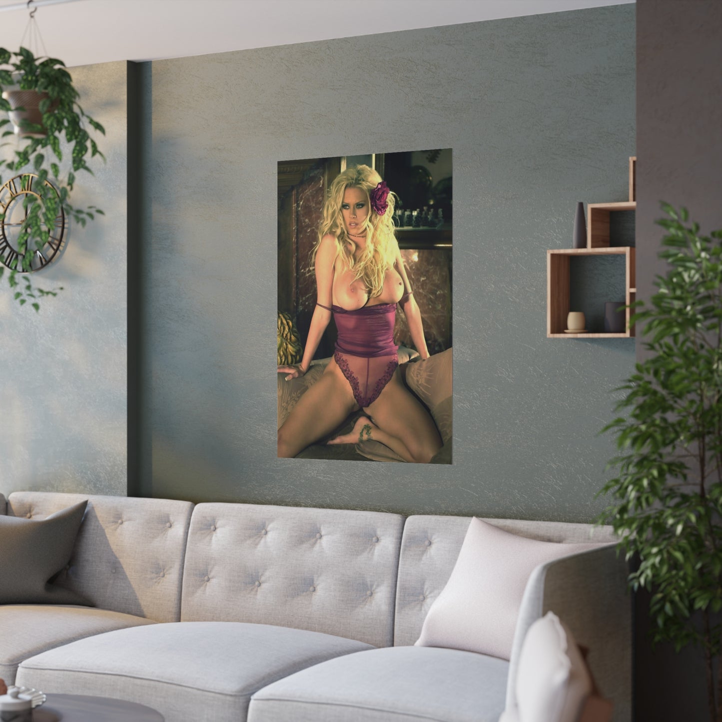 Satin Posters (210gsm) Pornstar Jenna Jameson Nude