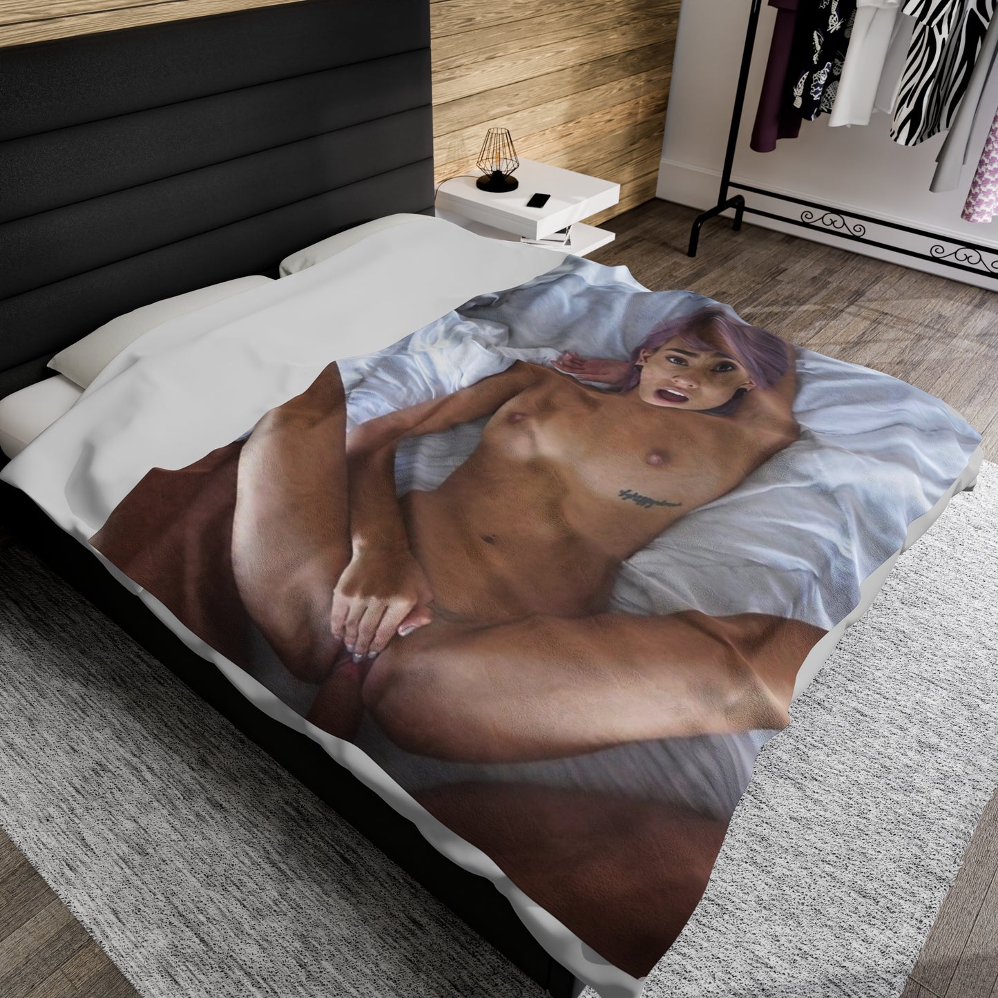 Velveteen Plush Blanket Pornstar Janice Griffin POV Cumrag Cum Rag Nude Naked