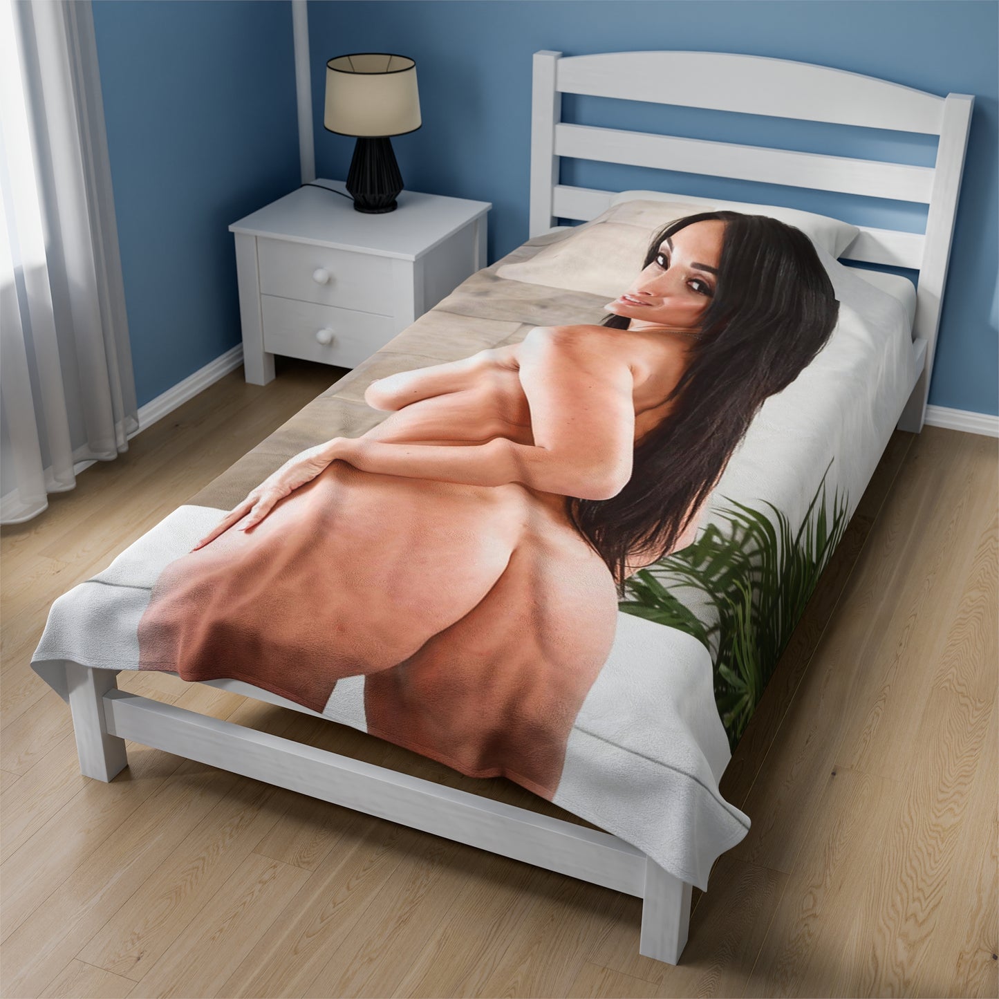 Velveteen Plush Blanket Porn Star Anissa Kate Nude