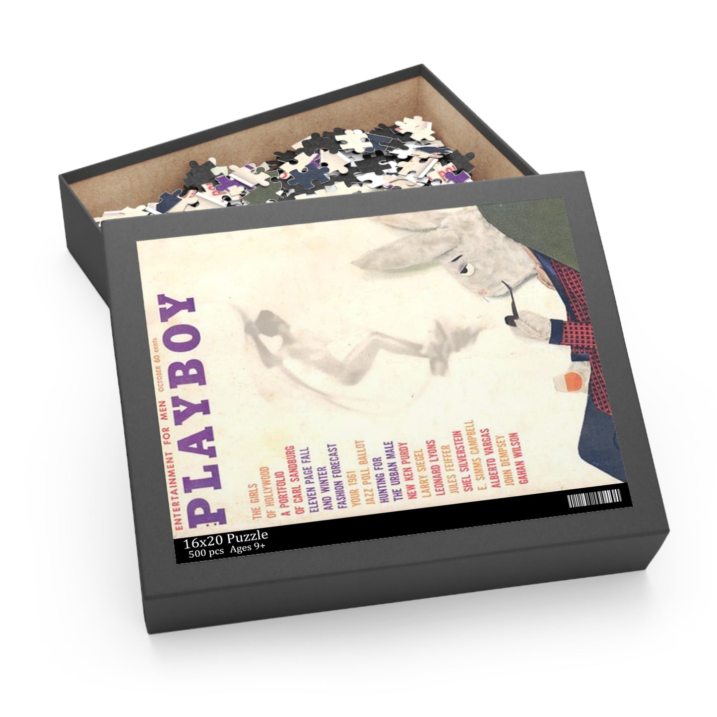 Puzzle (120, 252, 500-Piece) Playboy Cover October 1960