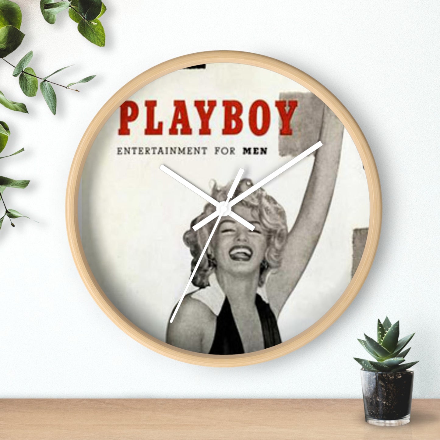 Wall Clock Playboy Cover December 1953 Marilyn Monroe