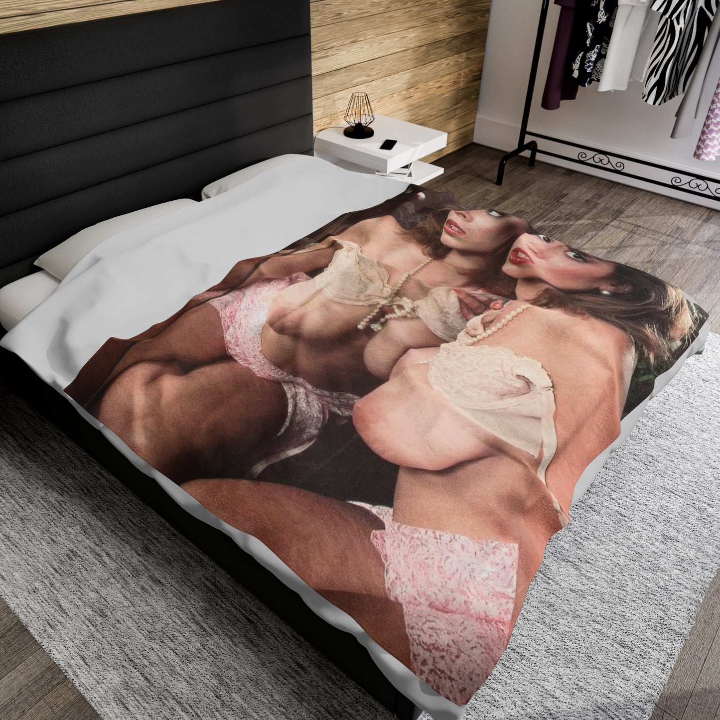 Velveteen Plush Blanket Pornstar Christy Canyon Nude