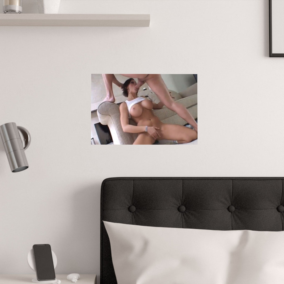 Satin Posters (210gsm) Eve Lawrence Getting a Mouthful