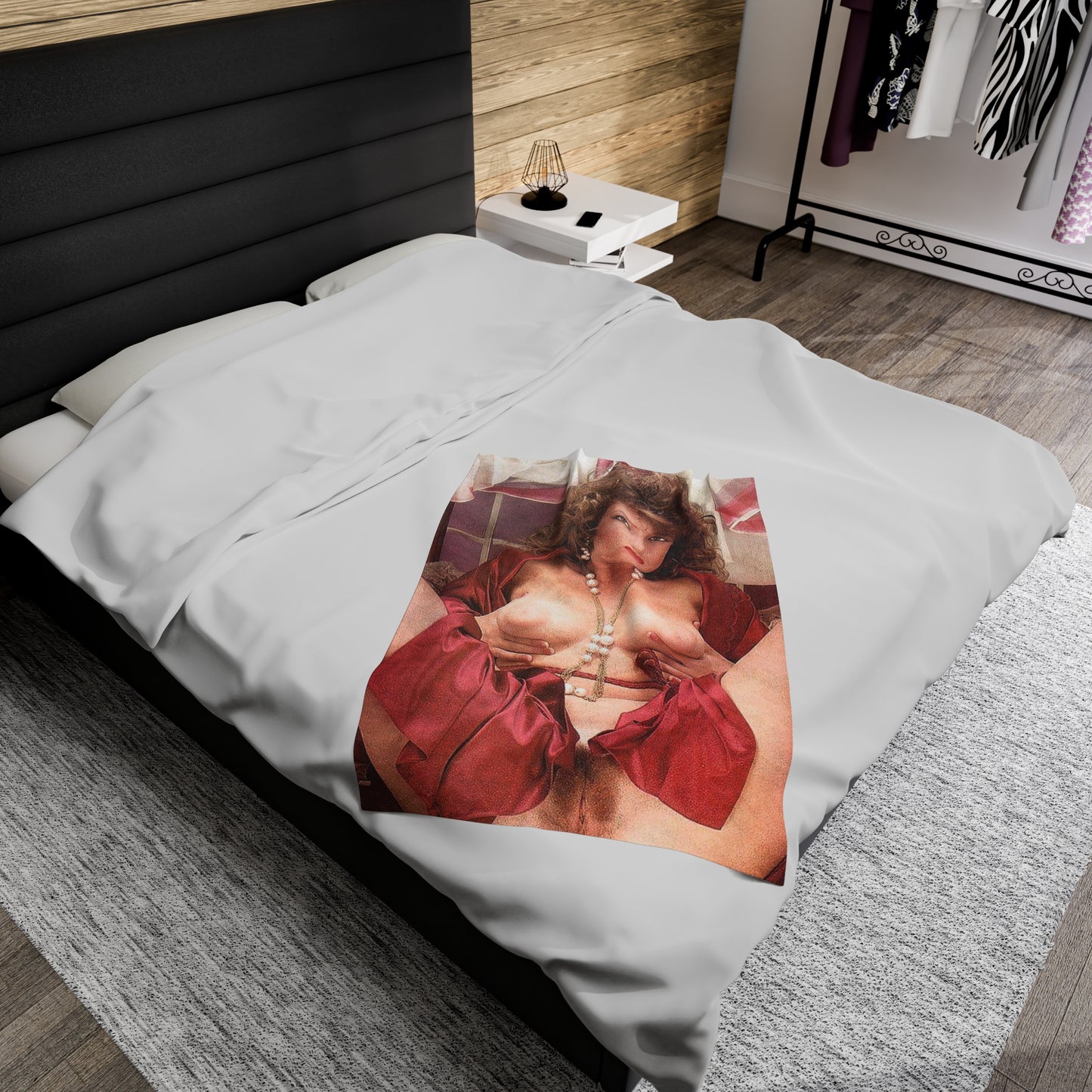 Velveteen Plush Blanket Traci Lords Nude