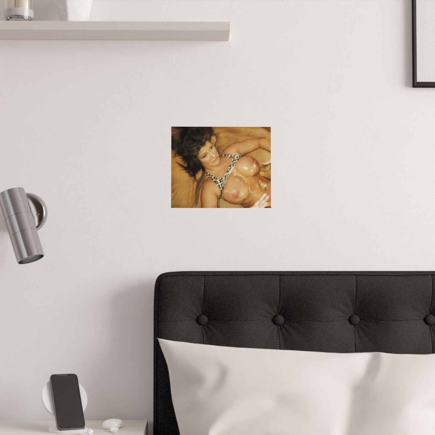 Satin Posters (210gsm) Retro Pornstar Holly Body Nude