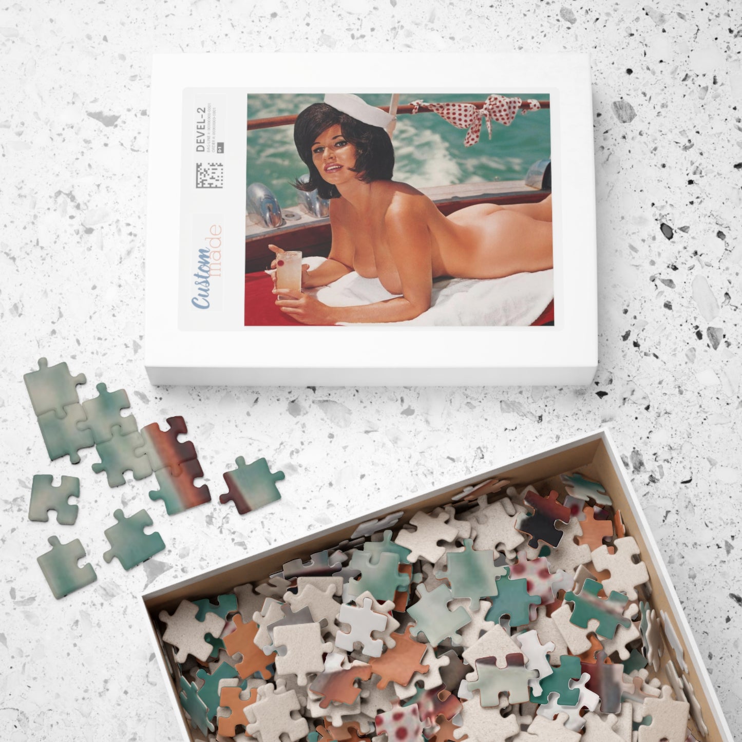 Puzzle (110, 252, 500, 1014-piece) Playboy Playmate April 1963 Sandra Settani