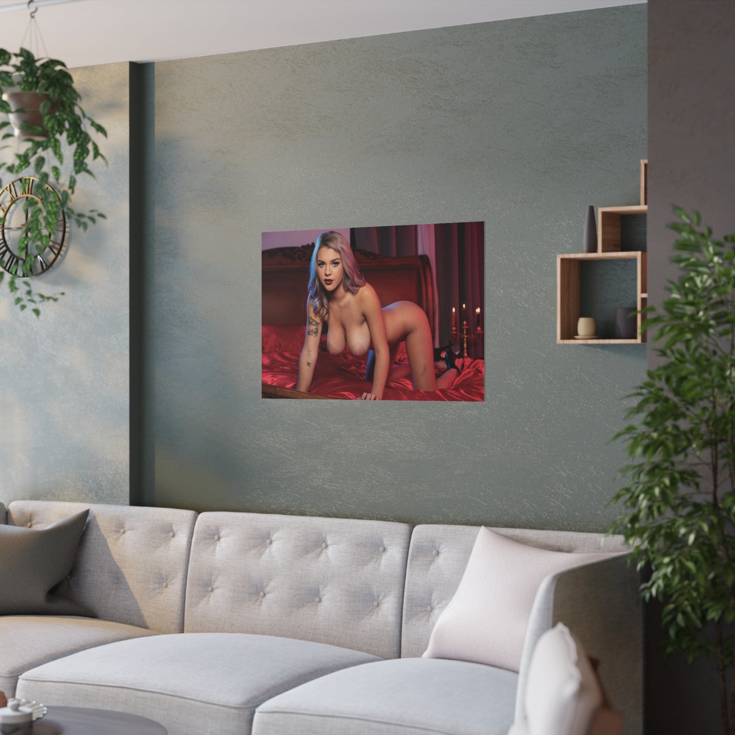 Satin Posters (210gsm) Porn Star Gabbie Carter Nude