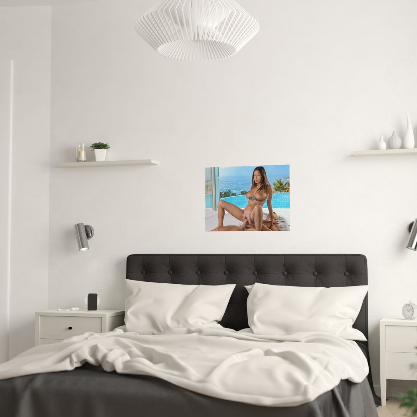 Satin Posters (210gsm) Natural Tits Liya Silver