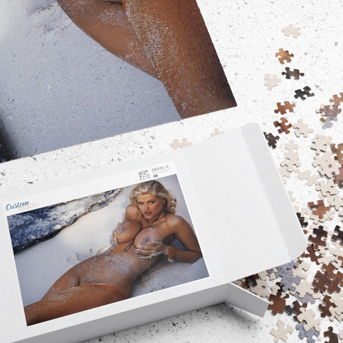 Puzzle (110, 252, 500, 1014-piece) Playboy Anna Nicole Smith Nude #6