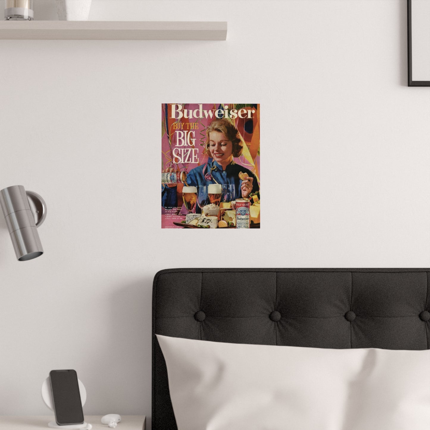 Satin Posters (210gsm) Budweiser Advertisement