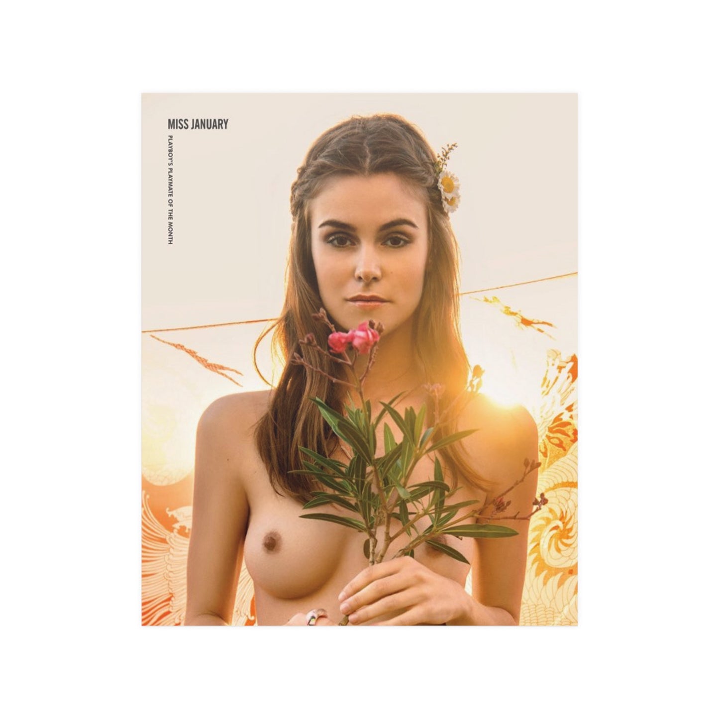 Satin Posters (210gsm) Playboy Playmate Jan 2016 Amberleigh West