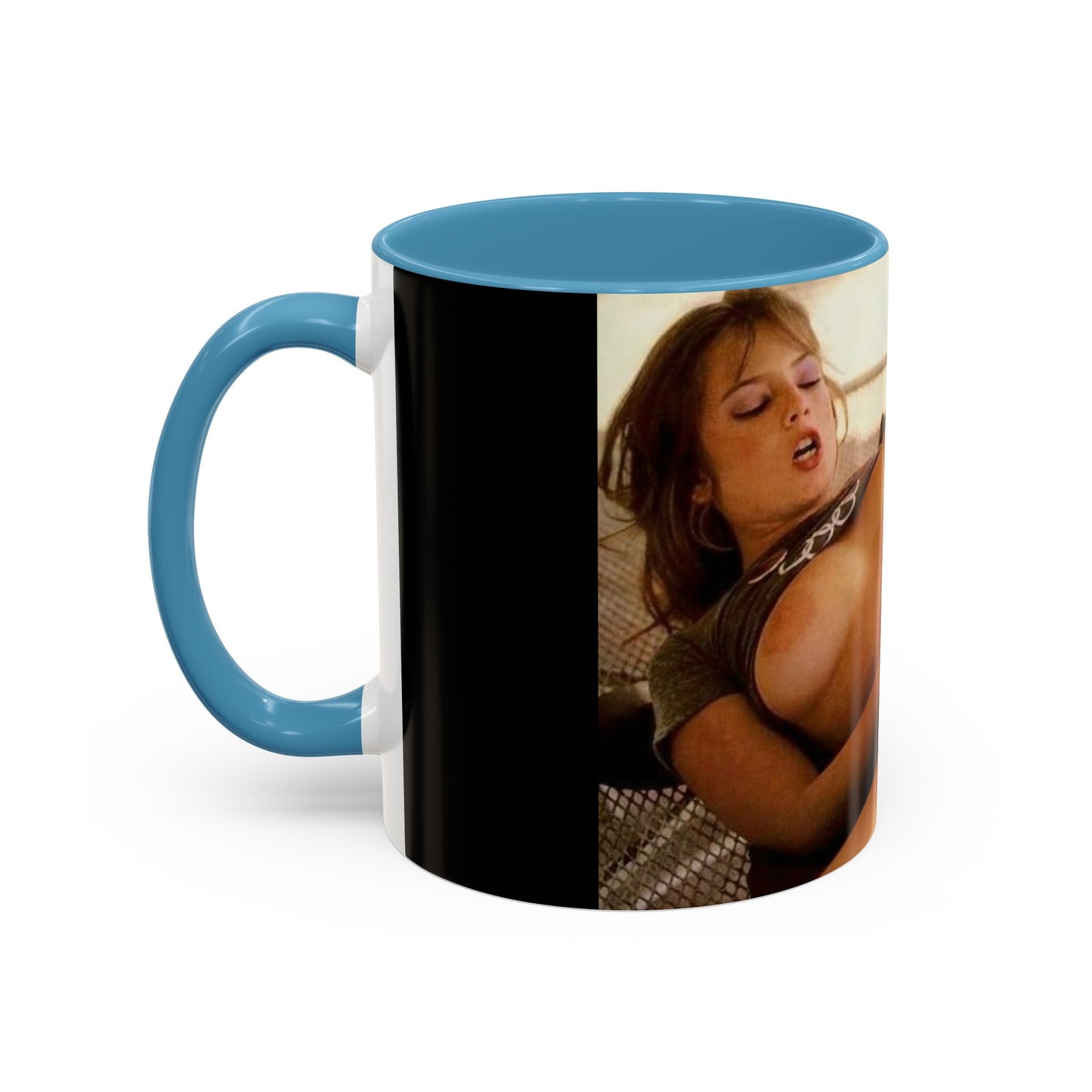 Accent Coffee Mug (11, 15oz) Traci Lords Nude Naked Retro Fuck Sex