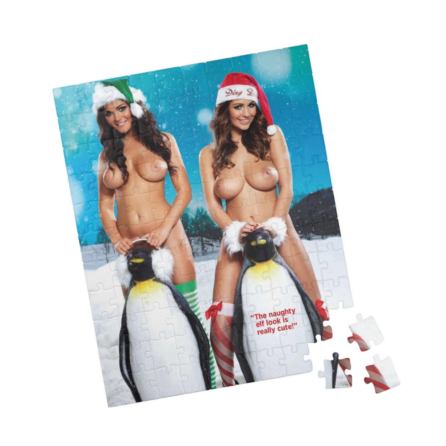 Puzzle (110, 252, 500, 1014-piece) Christmas Pornstars Nude