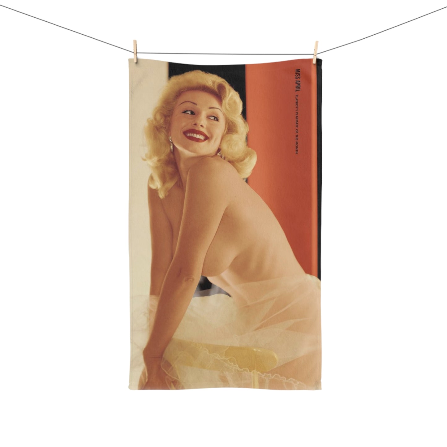 Hand Towel Playboy Playmate April 1957 Gloria Windsor