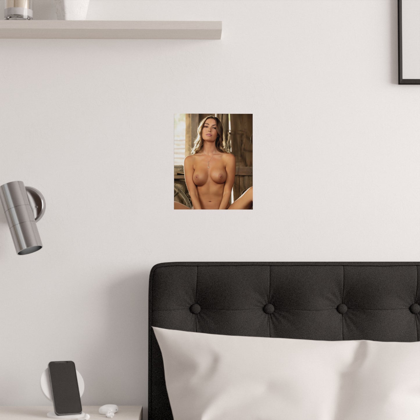 Satin Posters (210gsm) Pet Carolina White Nude