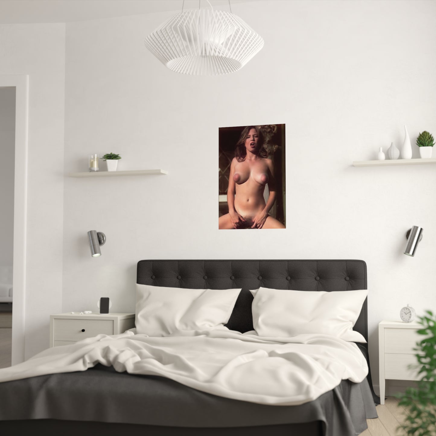 Satin Posters (210gsm) Retro Porn Star 1980s Traci