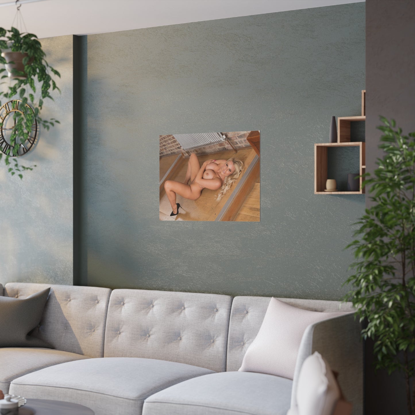 Satin Posters (210gsm) Sexy Naked Nude Pornstar