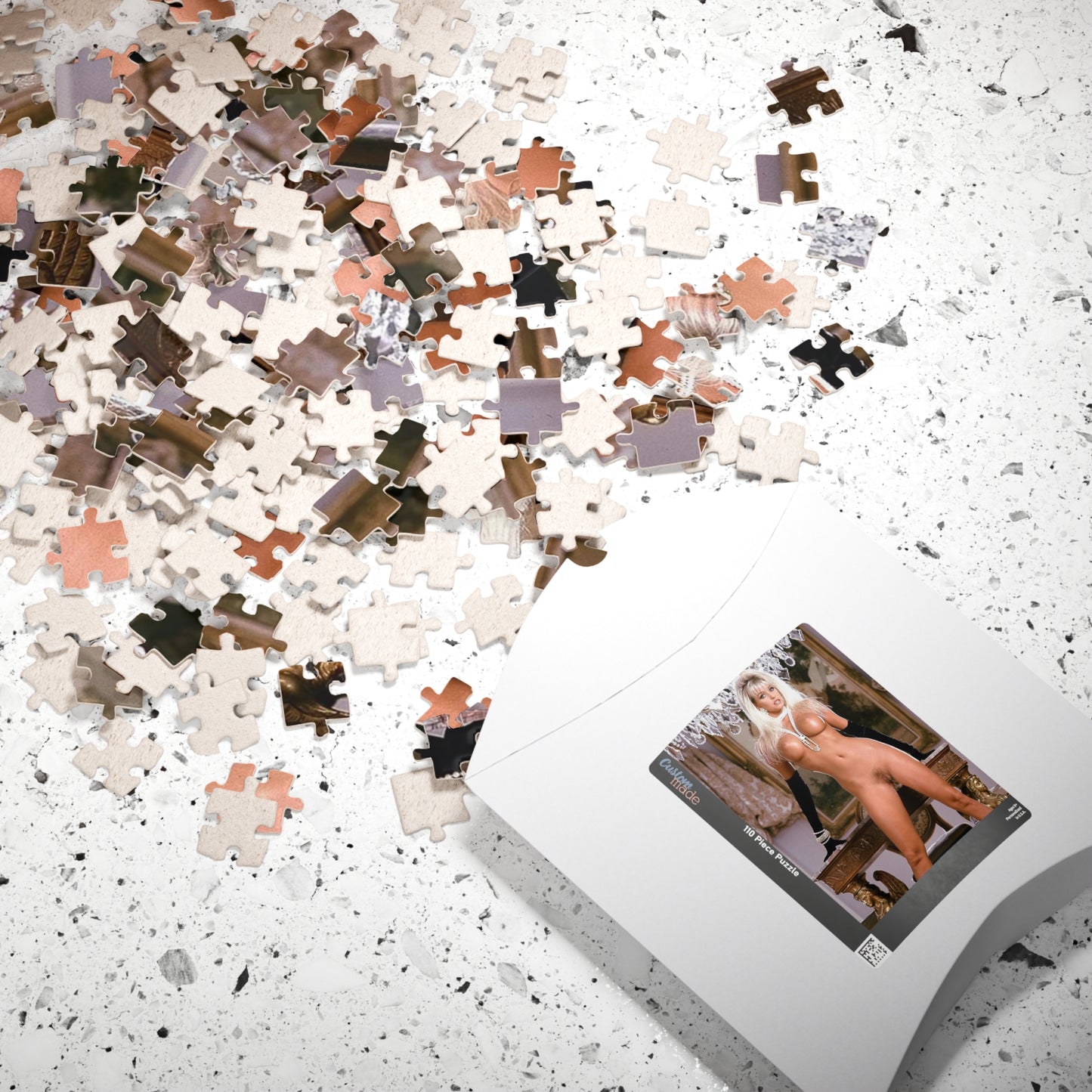Puzzle (110, 252, 520, 1014-piece) Retro Pornstar Elizabeth Ann Hilden Nude