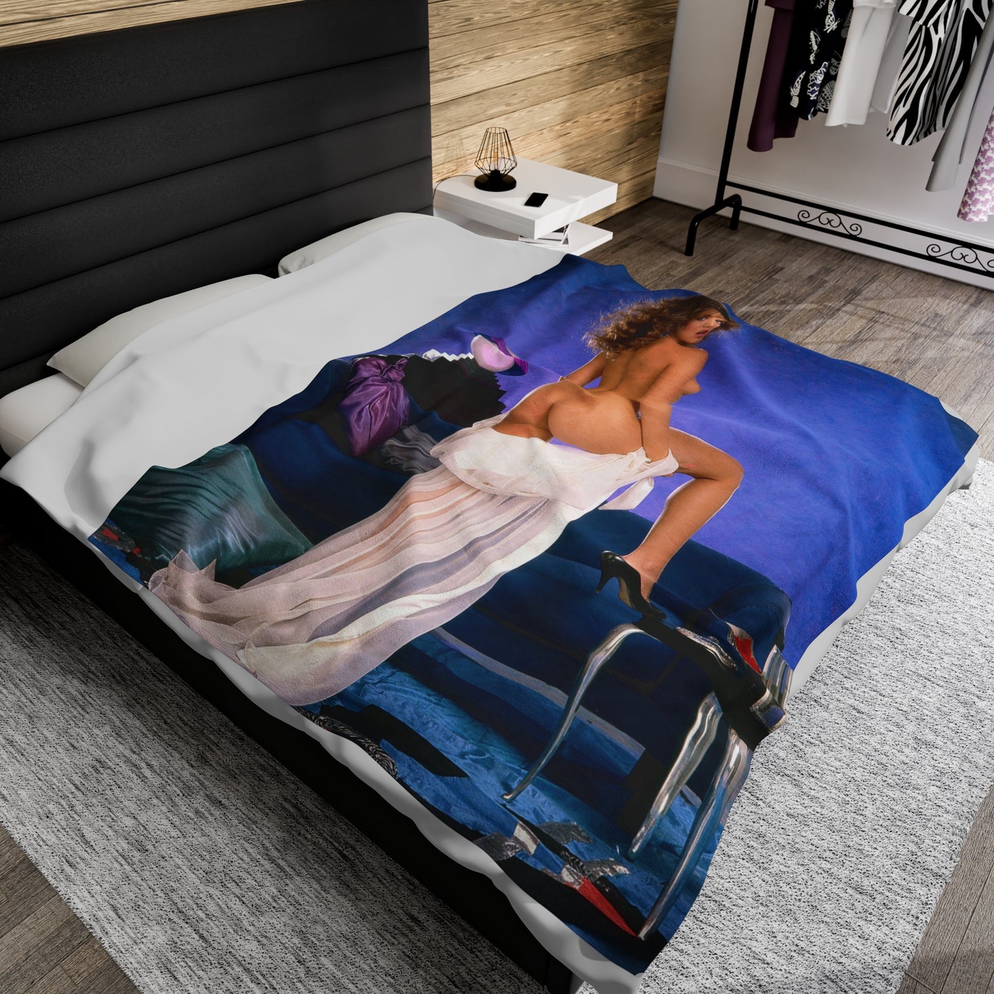 Velveteen Plush Blanket Pornstar Racquel Darrian Nude
