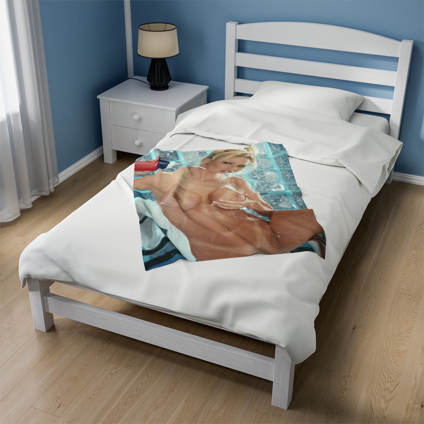 Velveteen Plush Blanket Pornstar Jenna Jameson Nude
