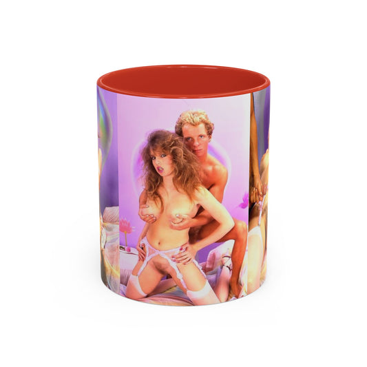 Accent Coffee Mug (11, 15oz) Traci Lords Nude Naked Retro Fuck Sex