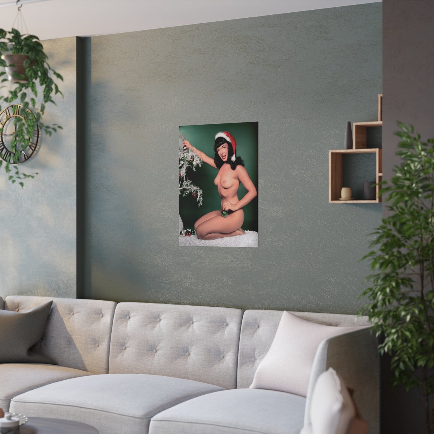 Satin Posters (210gsm) Playmate January 1955 Bettie Page