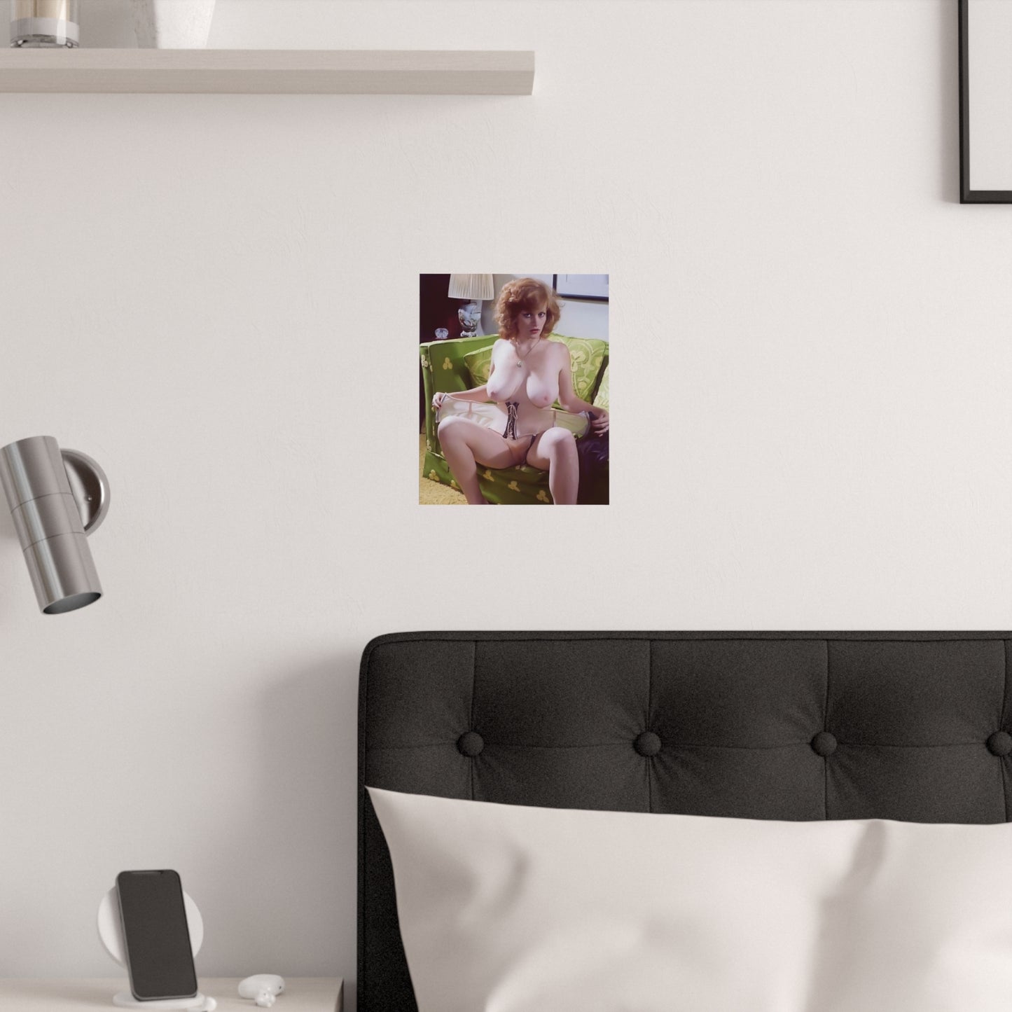 Satin Posters (210gsm) Retro Porn Star Lisa De Leeuw Nude