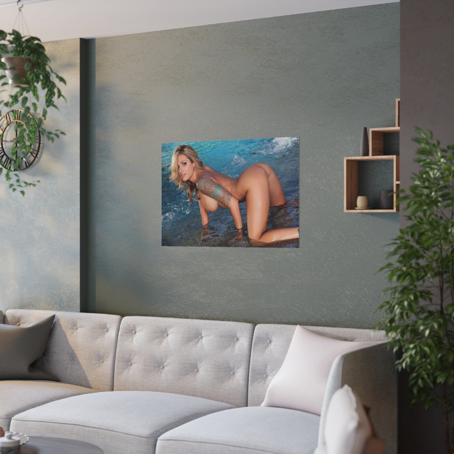 Satin Posters (210gsm) Pornstar Teagan Presley Nude