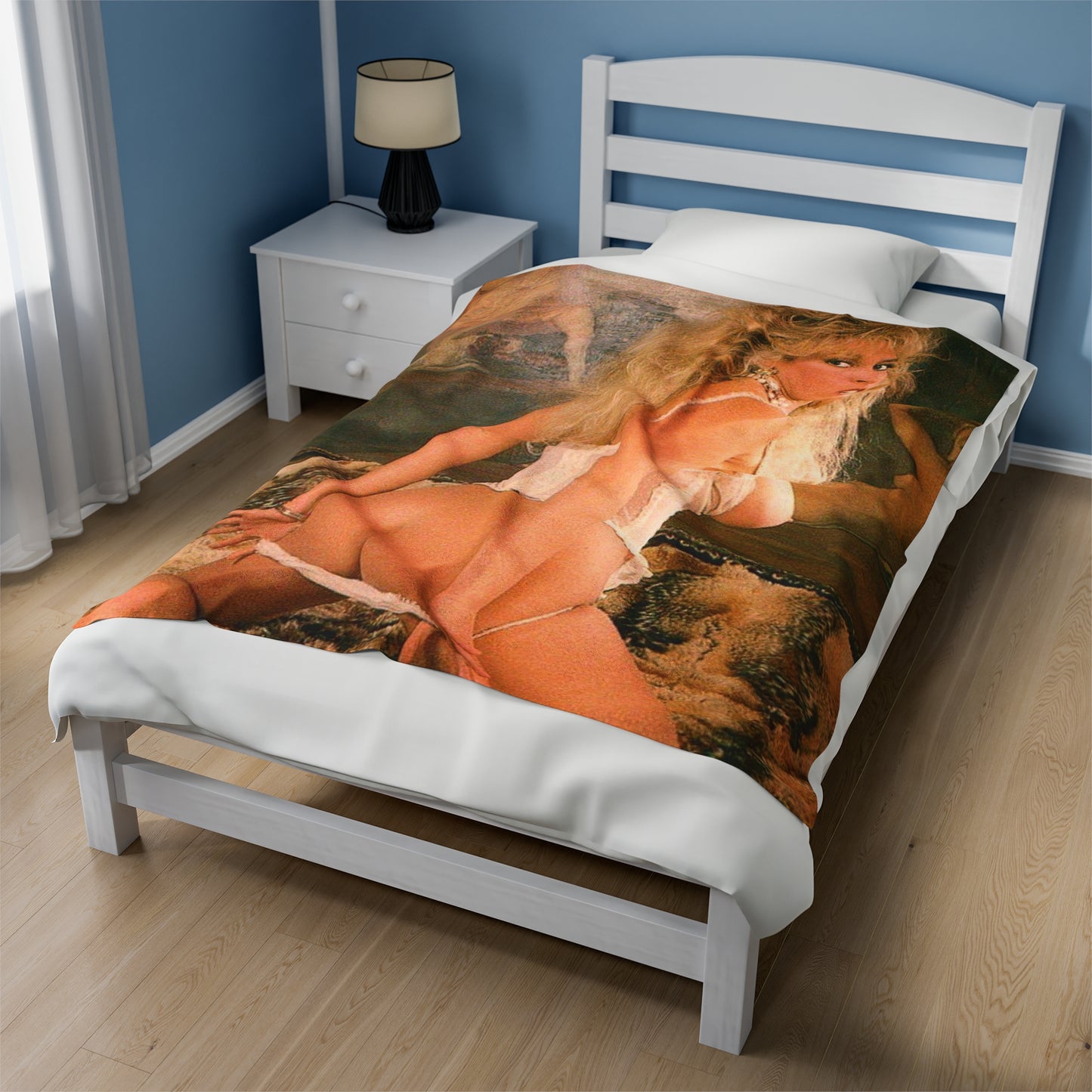 Velveteen Plush Blanket Porn Star Victoria Paris Nude