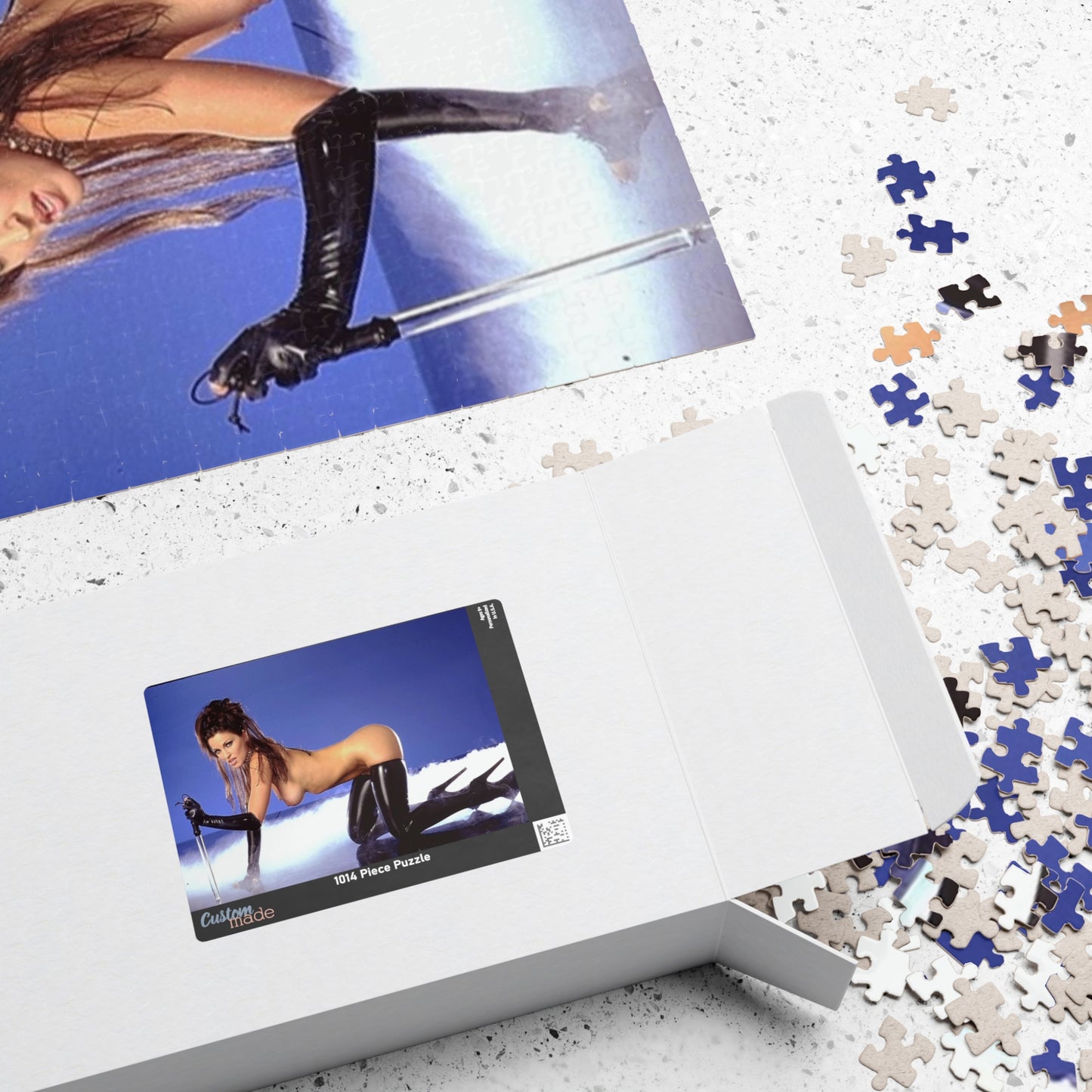 Puzzle (110, 252, 520, 1014-piece) Retro Adult Star Janine Lindenmulder Nude