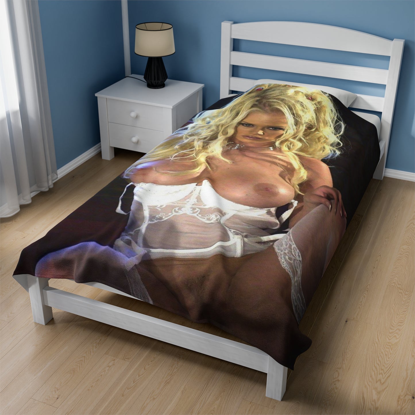Velveteen Plush Blanket Pornstar Jenna Jameson Nude