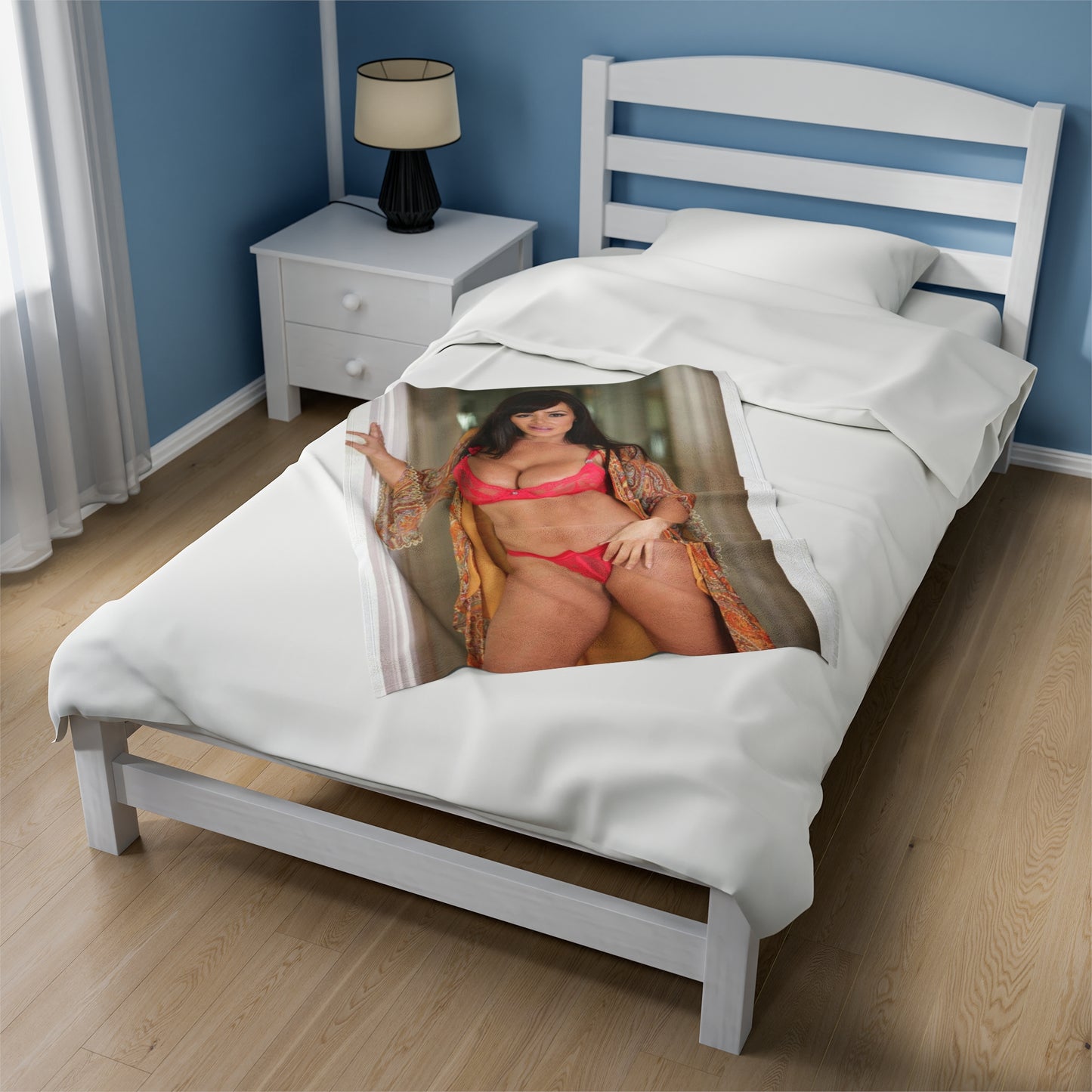 Velveteen Plush Blanket Lisa Ann Lingerie