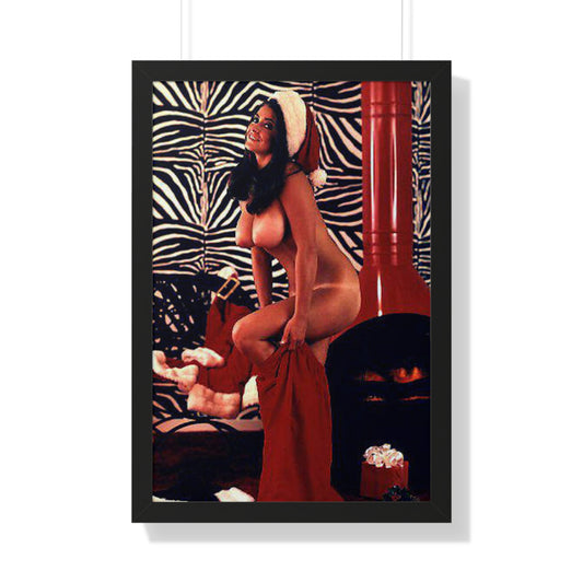 Framed Vertical Poster Playboy Playmate Cynthia Myers Nude