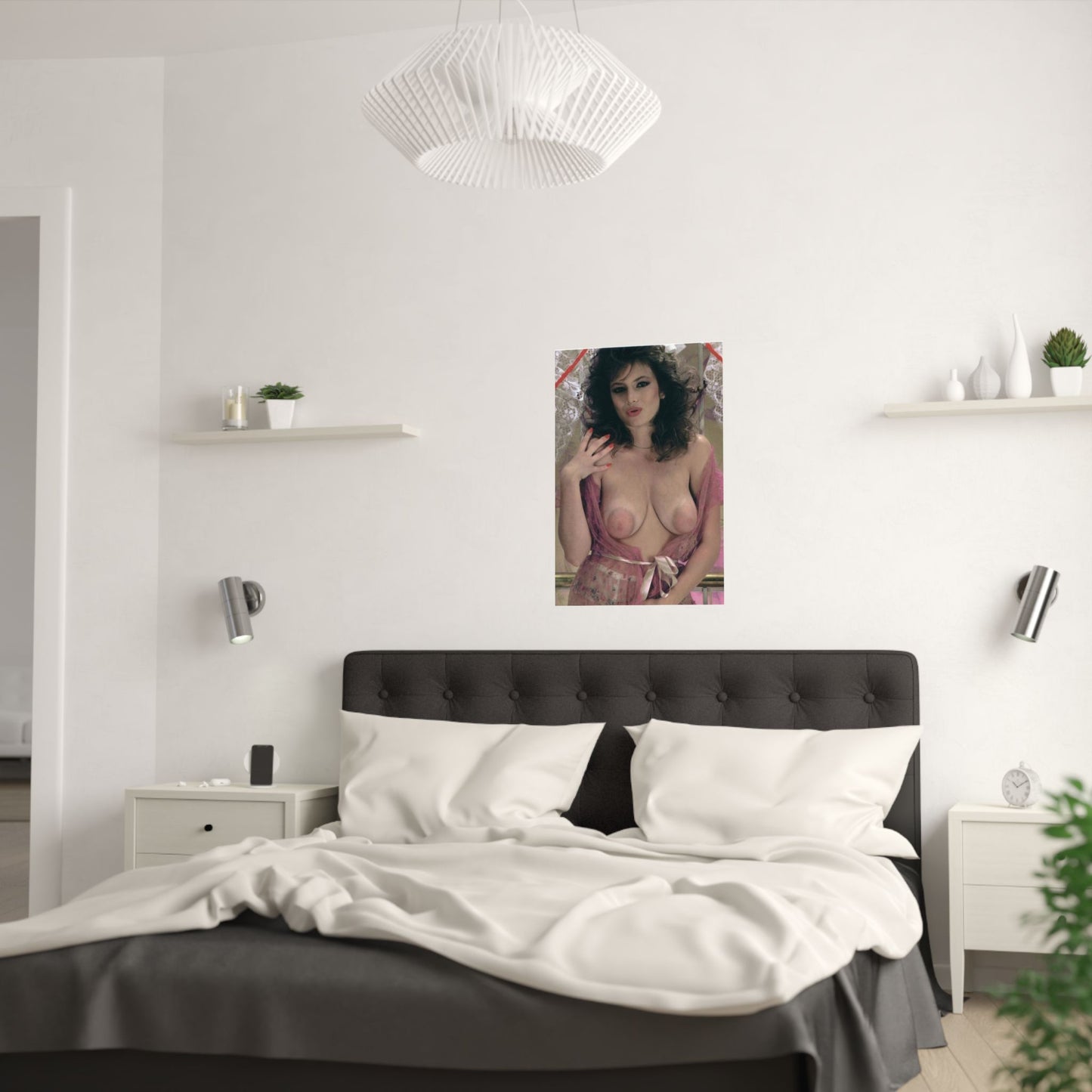 Satin Posters (210gsm) Traci Lords Nude Retro Pornstar Sex