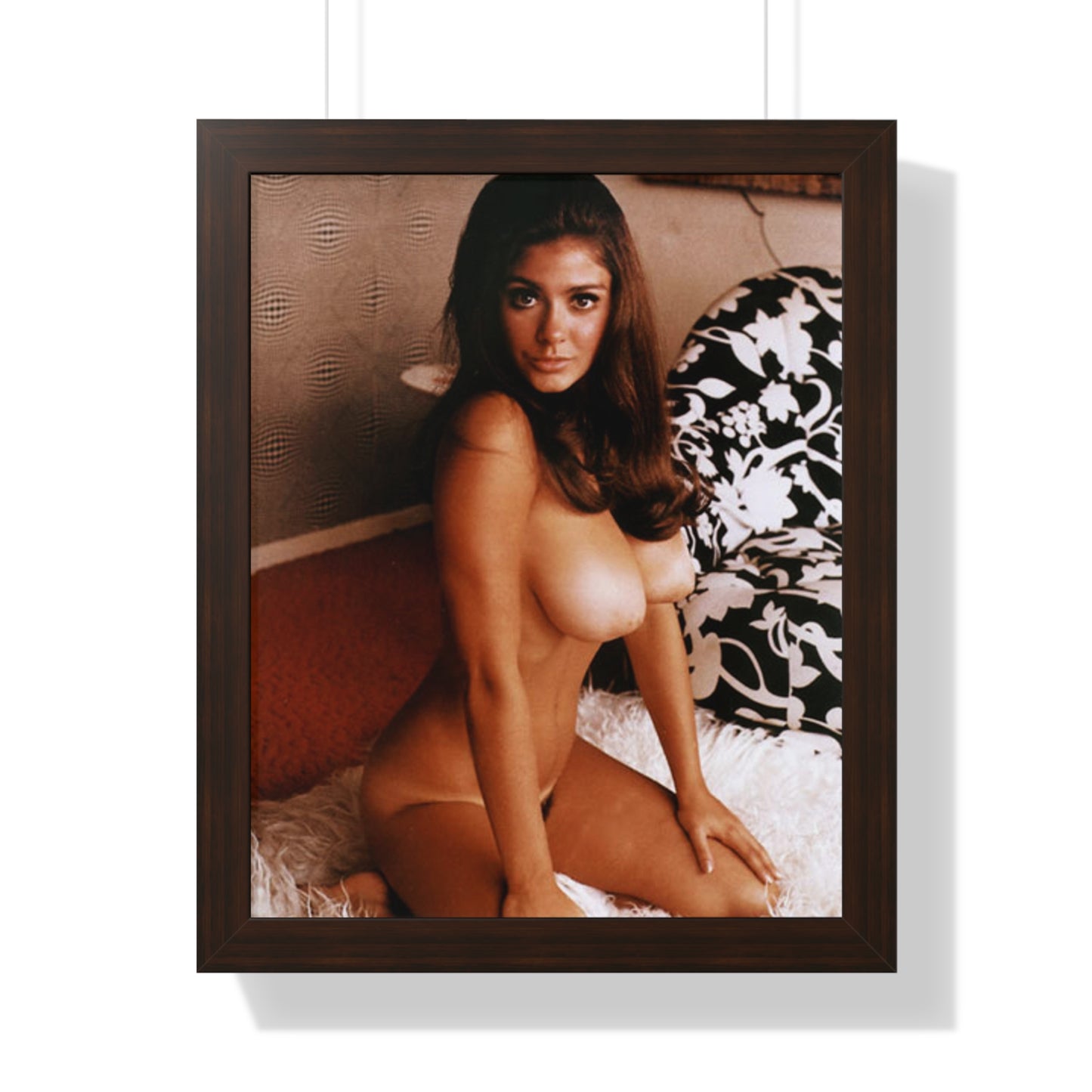 Framed Vertical Poster Playboy Playmate Cynthia Myers Nude