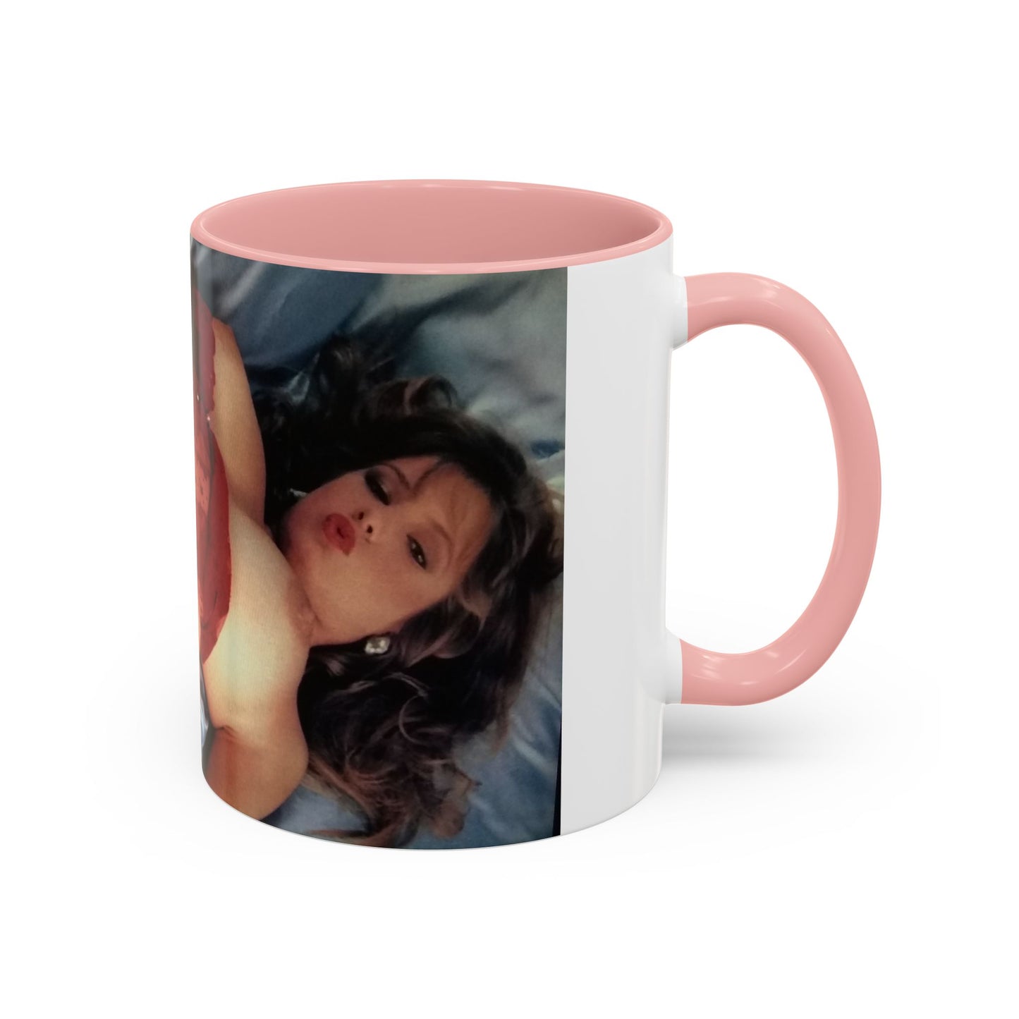 Accent Coffee Mug (11, 15oz) Traci Lords Retro Porn Star Nude Naked