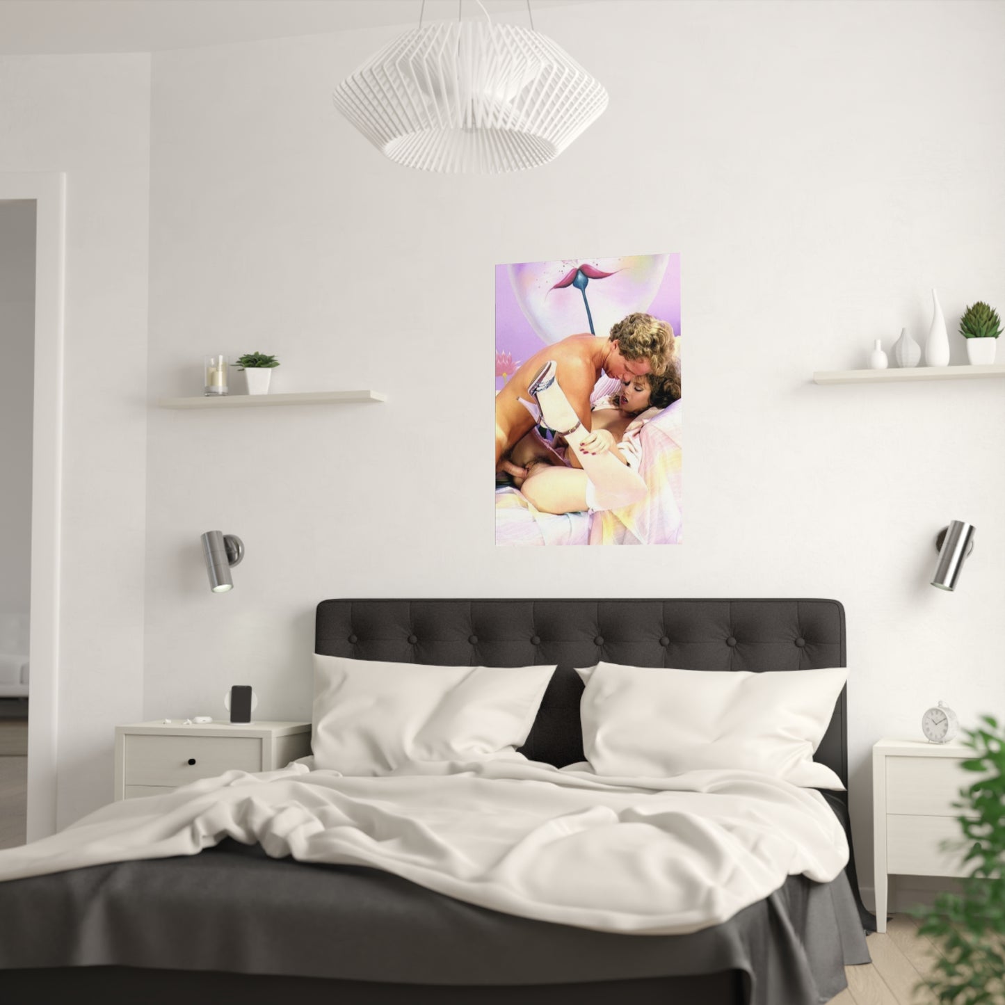 Satin Posters (210gsm) Traci Lords Retro Porn Star Nude Naked