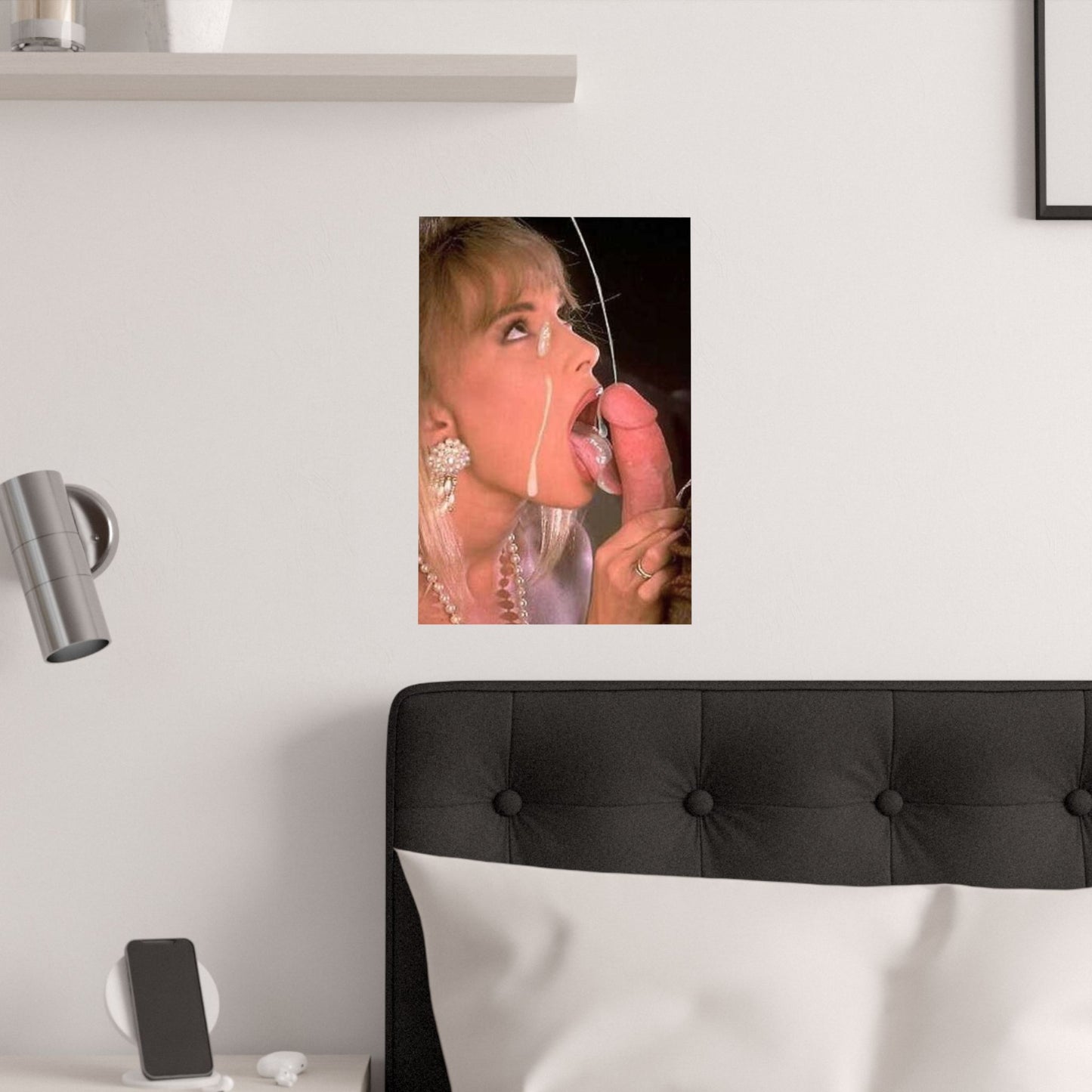 Satin Posters (210gsm) Retro Facial Porn Scene