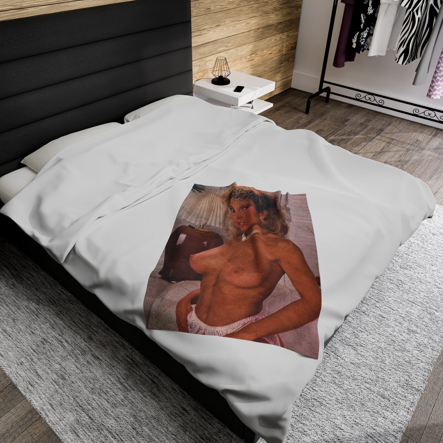 Velveteen Plush Blanket Porn Star Victoria Paris Nude
