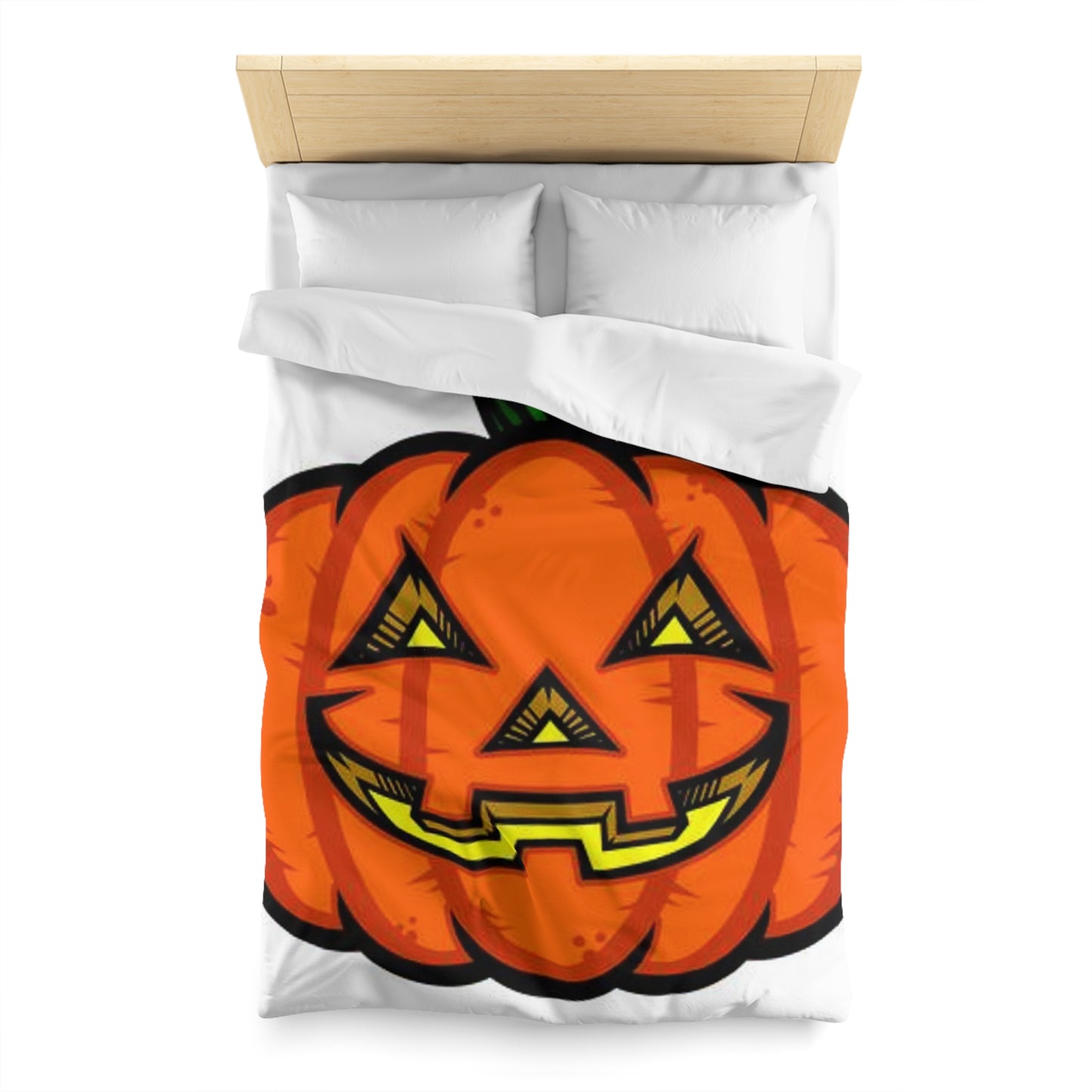 Microfiber Duvet Cover Halloween Jack-O-Lantern