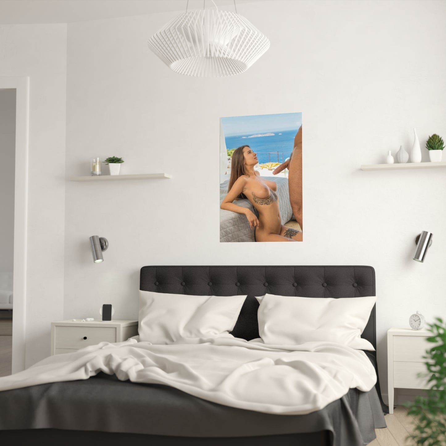 Satin Posters (210gsm) Natural Tits Liya Silver