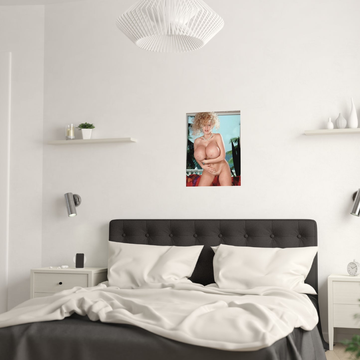 Satin Posters (210gsm) Busty Candy Cantaloupes Nude