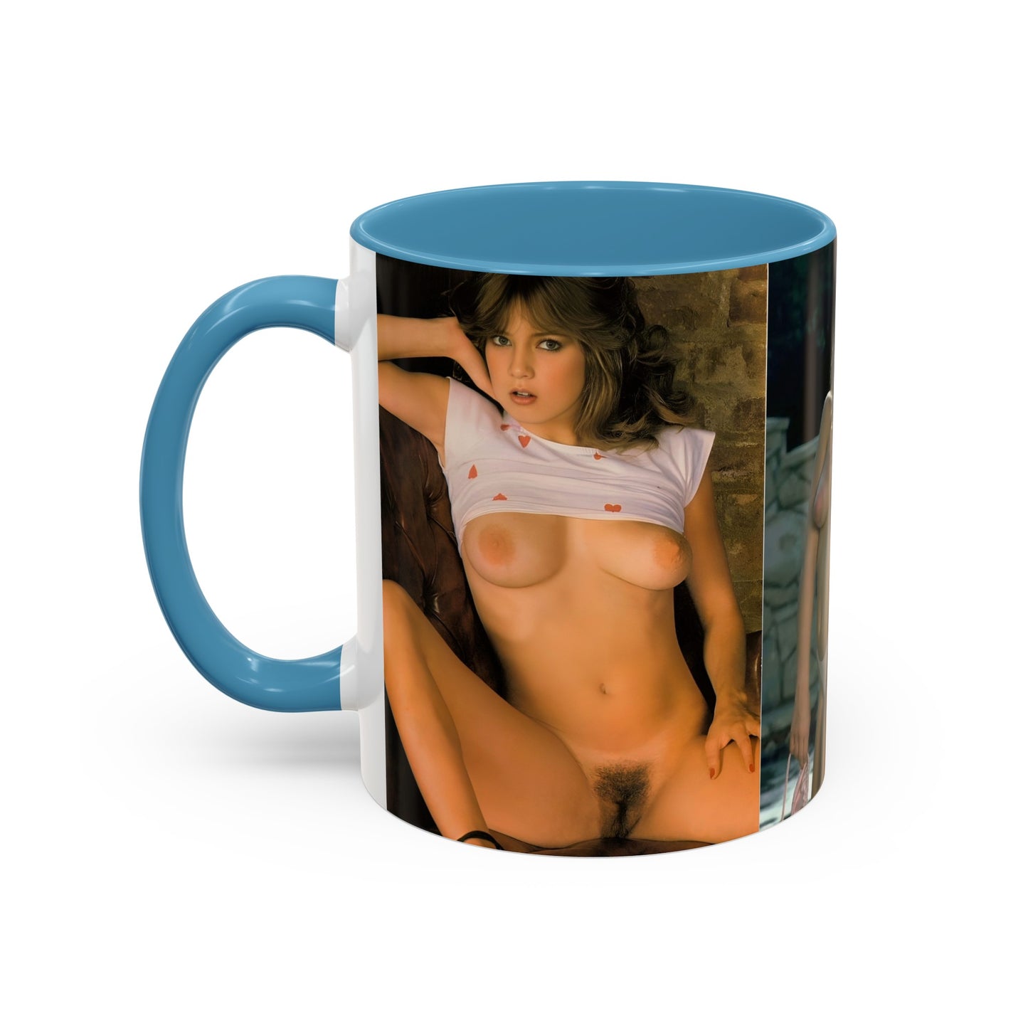 Accent Coffee Mug (11, 15oz) Traci Lords Nude Naked Retro Fuck Sex