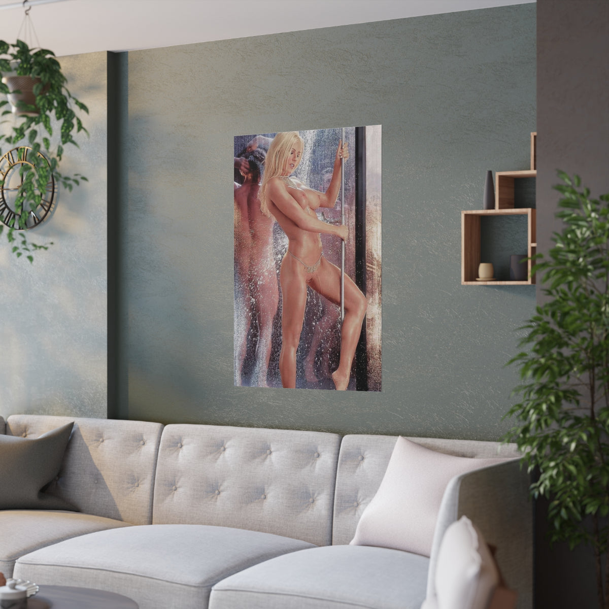Satin Posters (210gsm) Torrie Wilson Nude