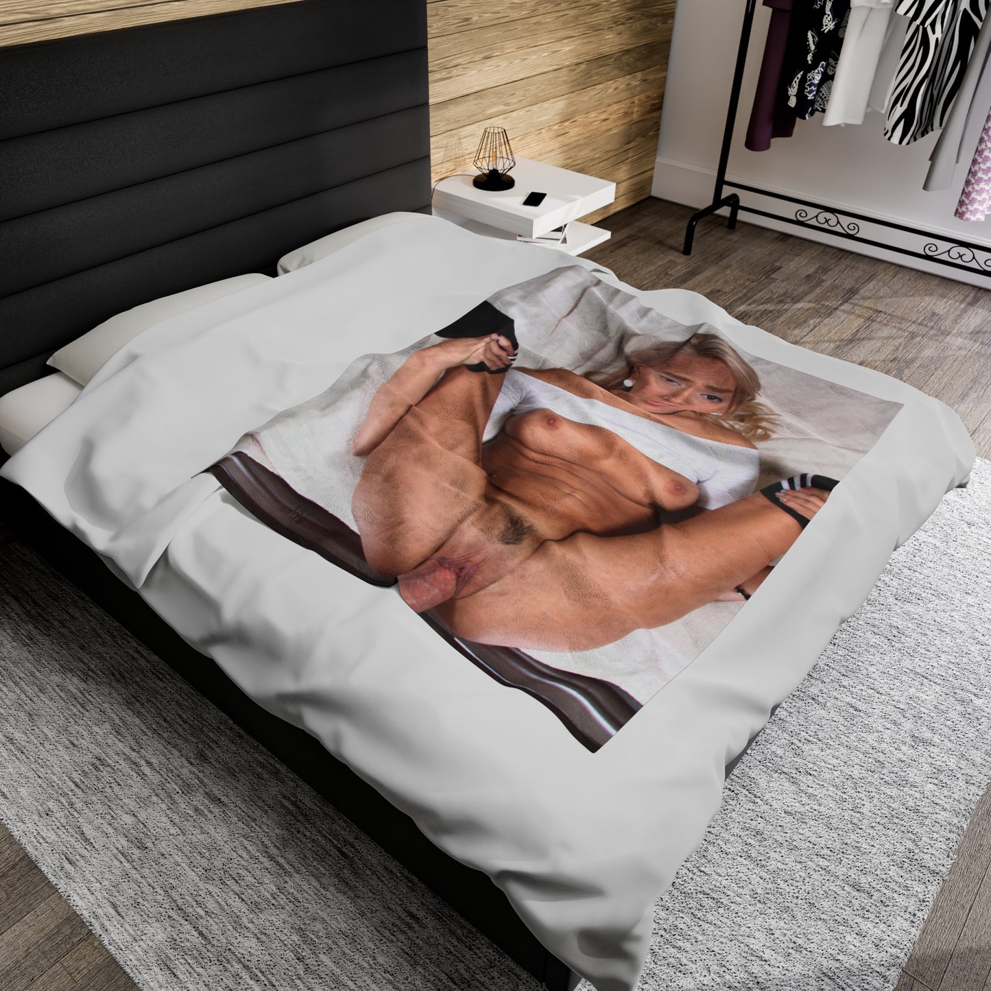 Velveteen Plush Blanket Pornstar Janice Griffin POV Cumrag Cum Rag Nude Naked