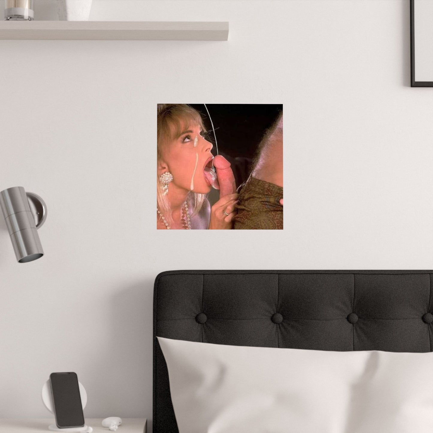 Satin Posters (210gsm) Retro Facial Porn Scene