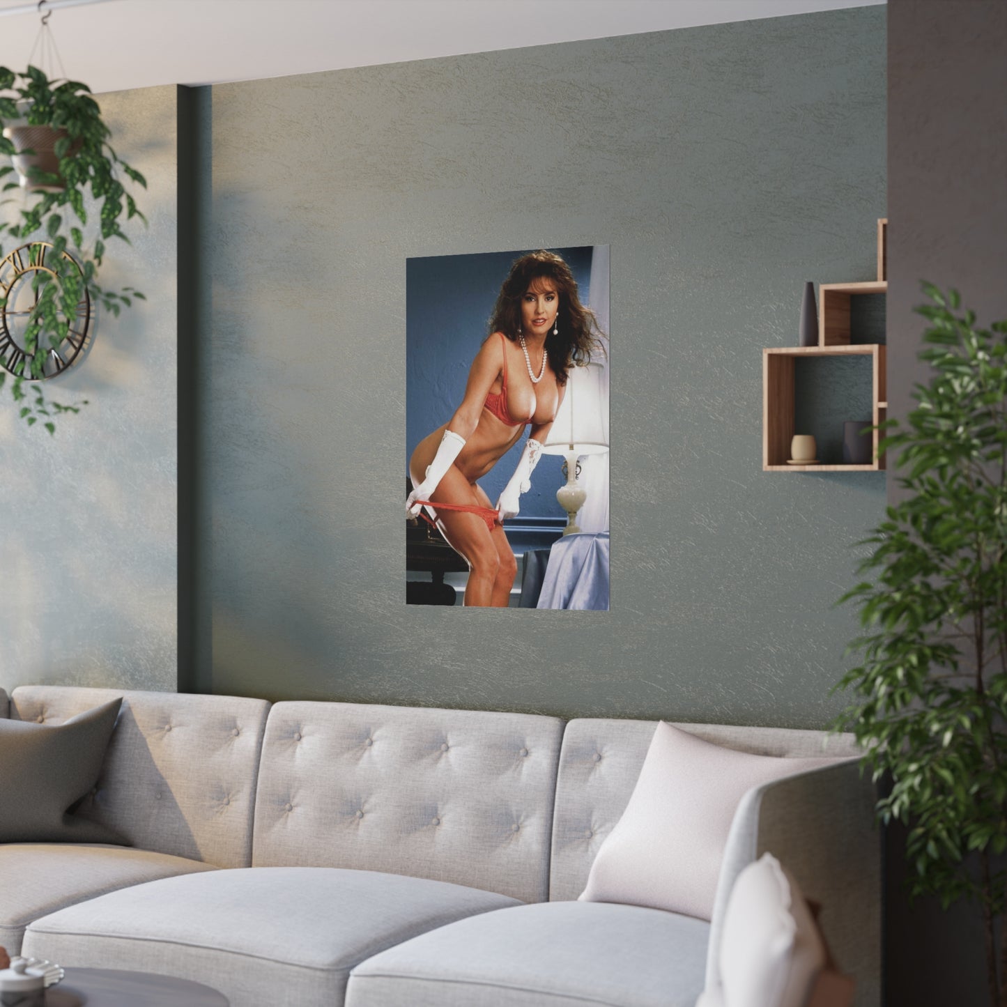 Satin Posters (210gsm) Retro Pornstar Ashlyn Gere Nude