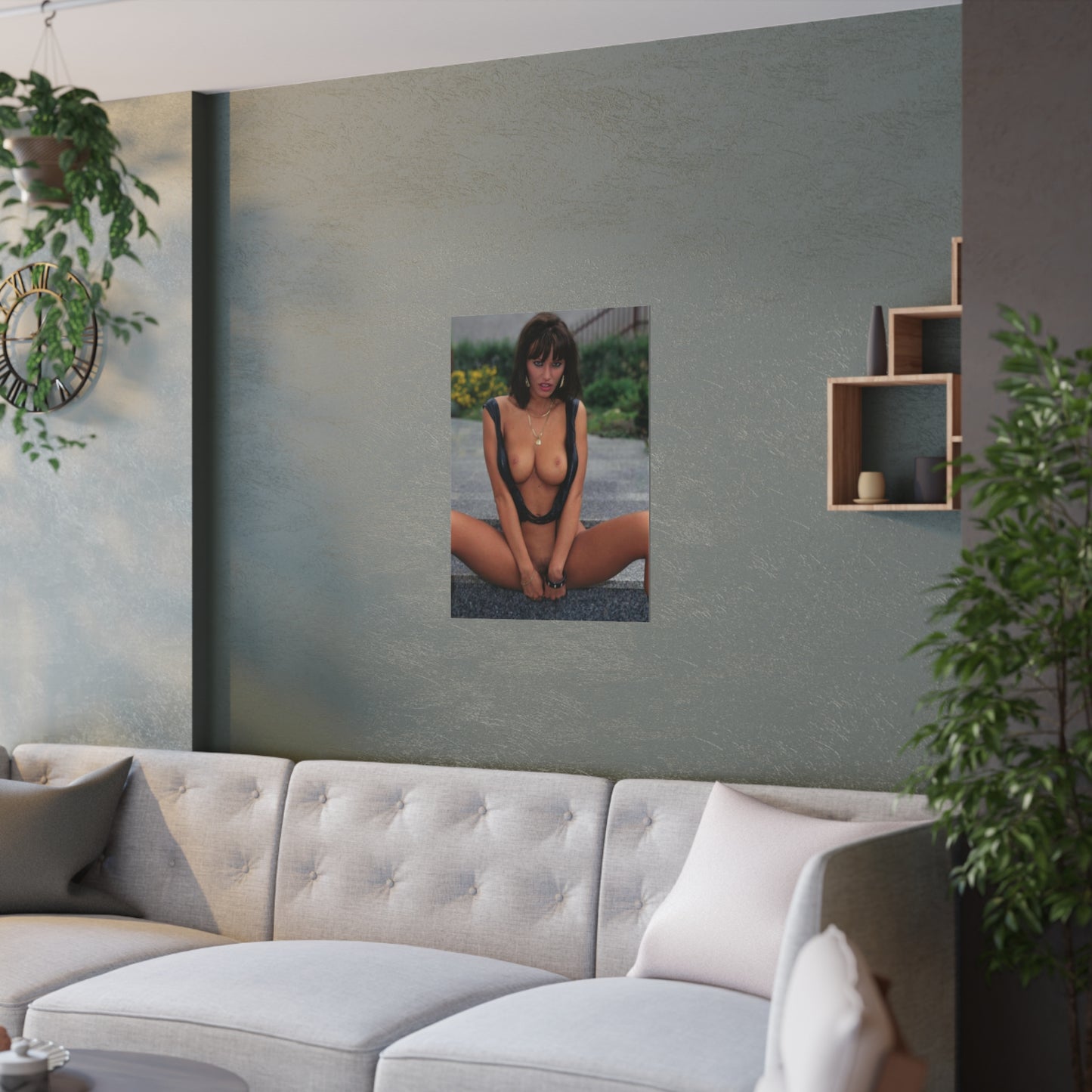 Satin Posters (210gsm) Retro Pornstar Anita Blond