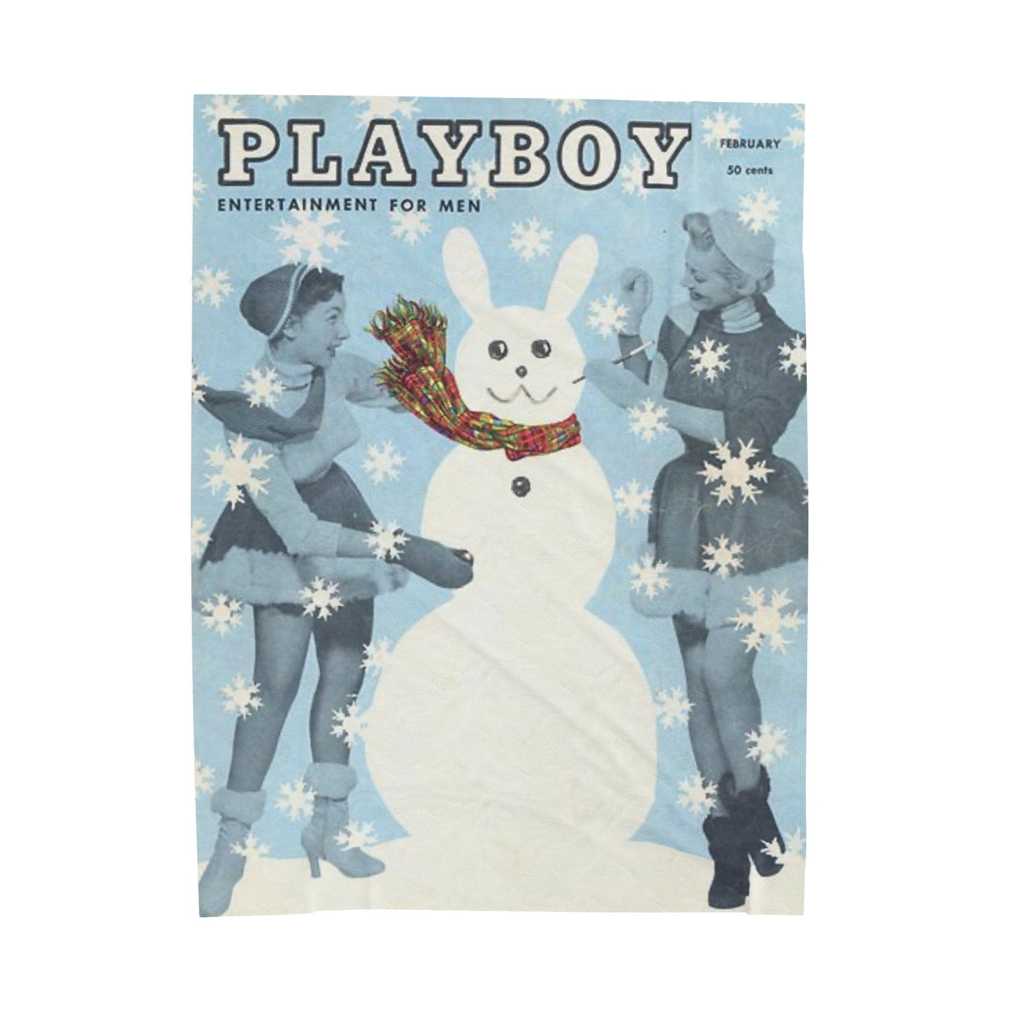 Velveteen Plush Blanket Magazine Cover February 1955